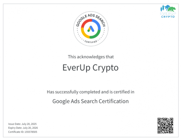 Chứng chỉ về Google Ads trên mạng Tìm kiếm